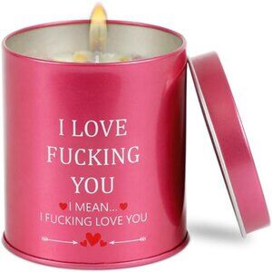I love you candle - Gardenia Scented Candle